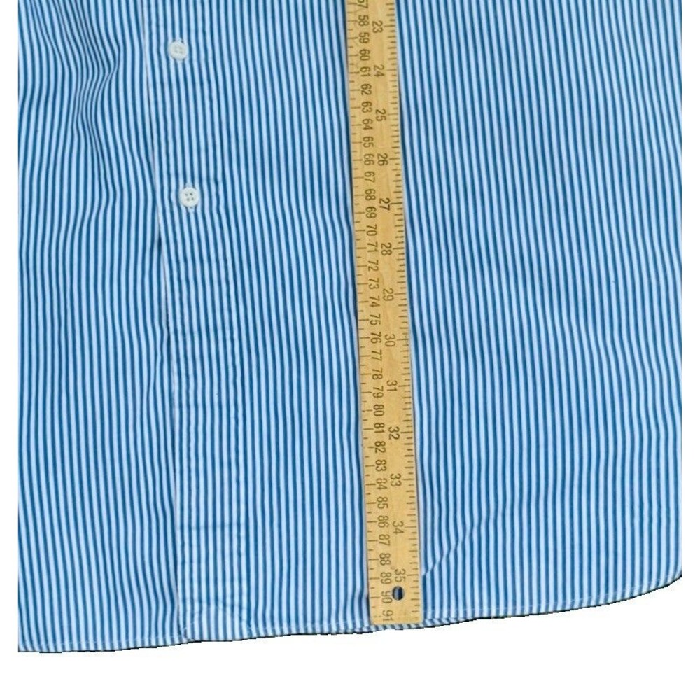 Ralph Lauren Shirt Mens 20 37/38 Big & Tall Pinpoint Oxford Button Down Preppy - Picture 5 of 9